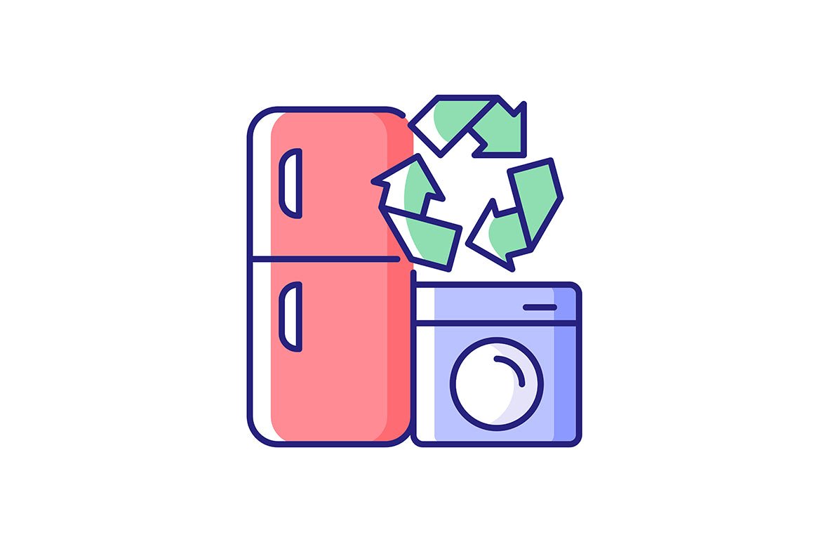 Energy purchase RGB color icons set