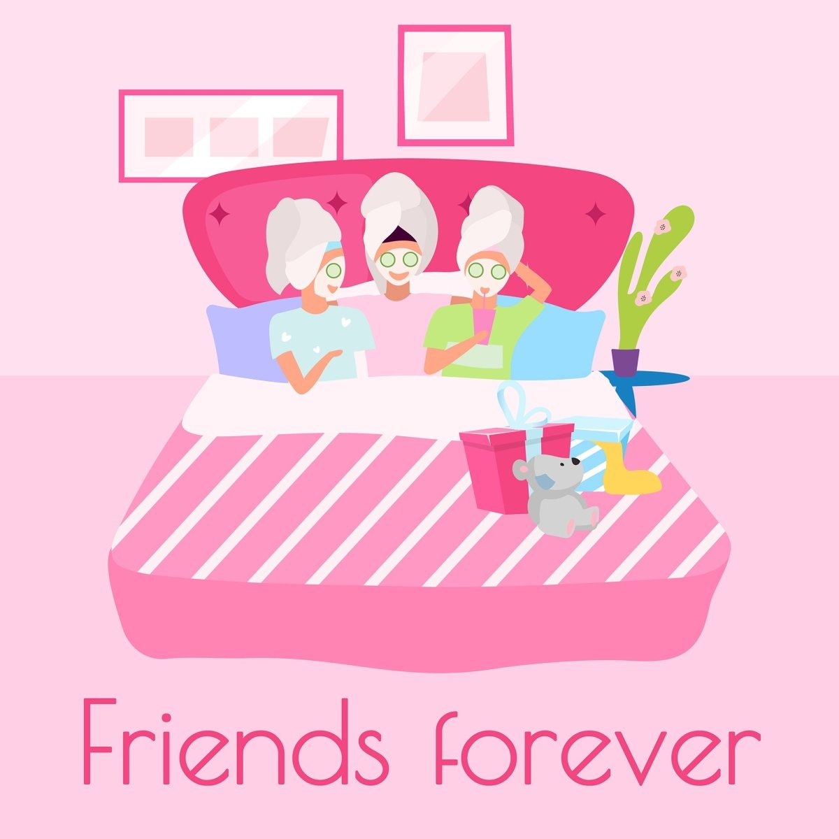 Enjoy time together social media post mockup
