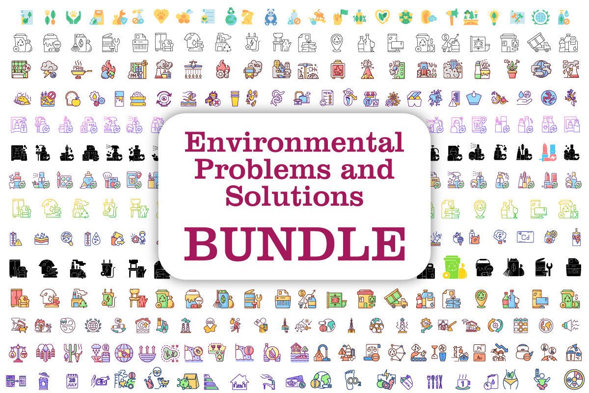Environmental problems and solutions bundle