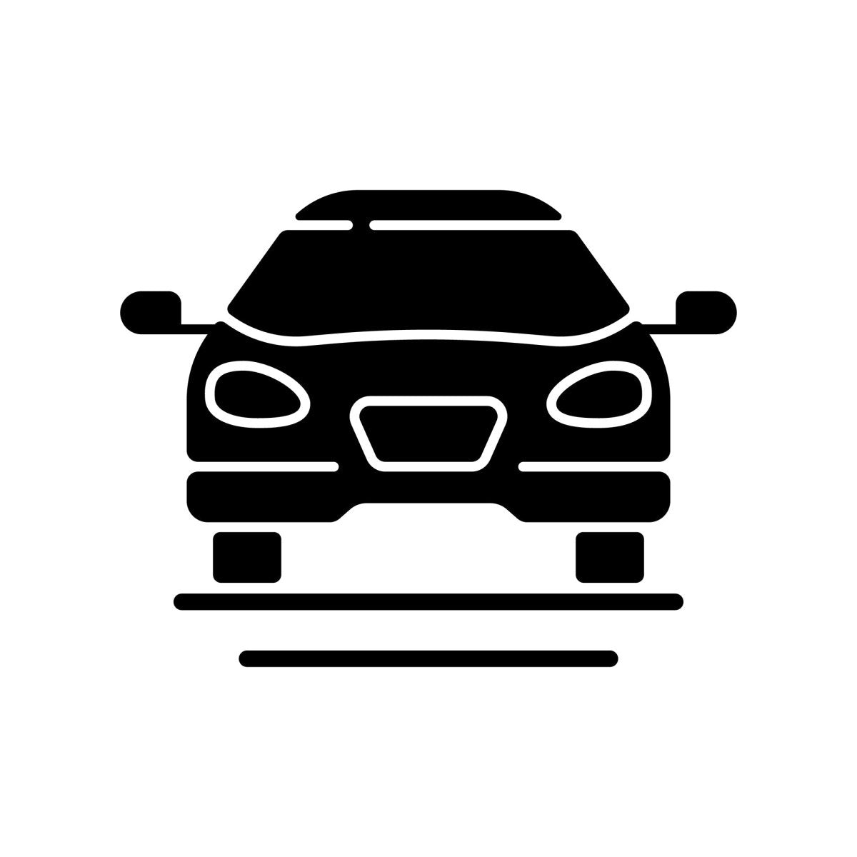 Everyday routine black glyph icons set on white space