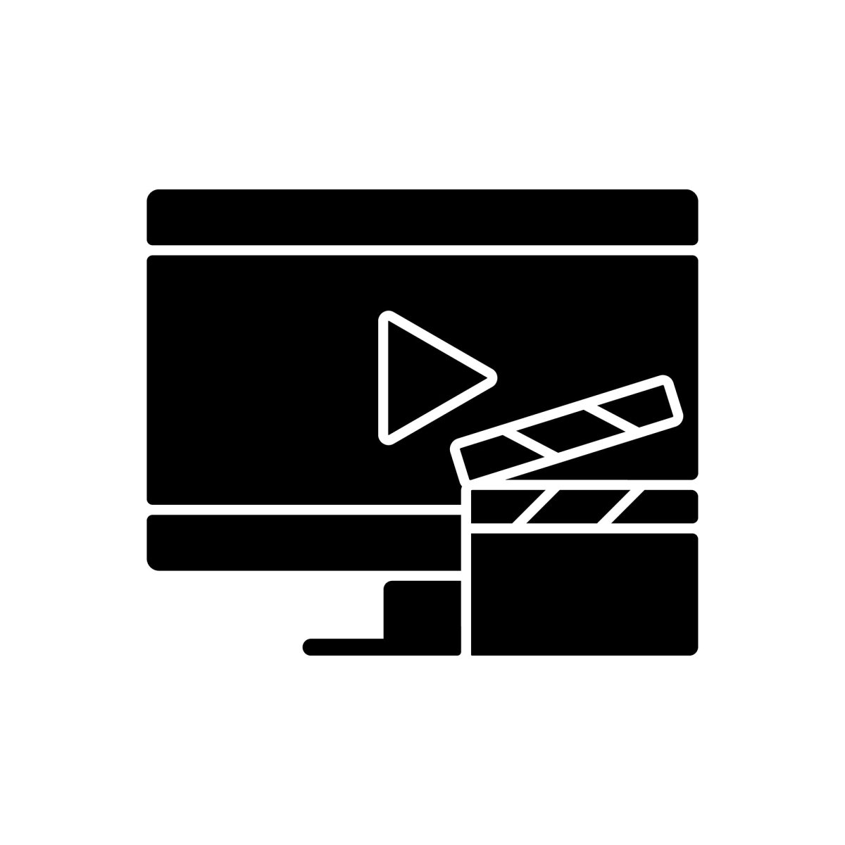Everyday routine black glyph icons set on white space