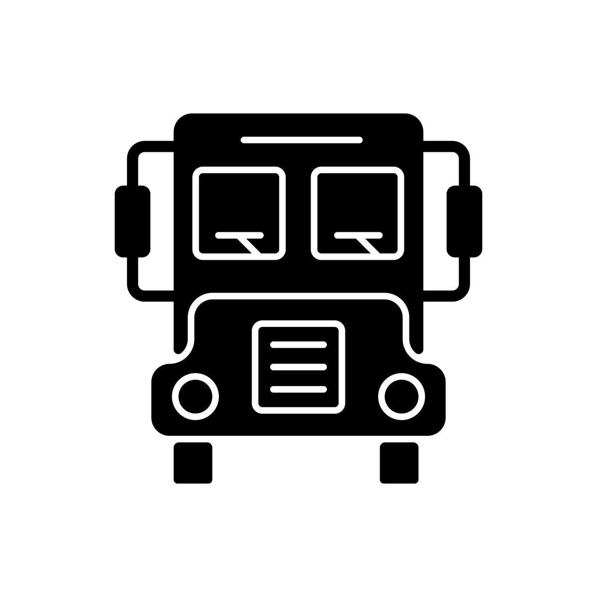 Everyday routine black glyph icons set on white space