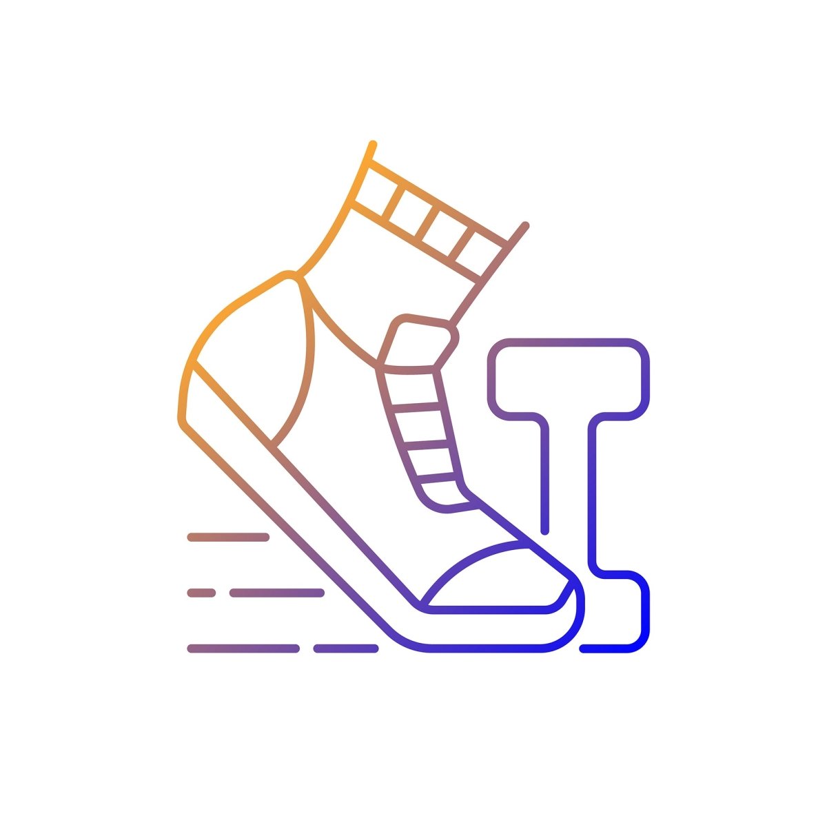 Everyday routine gradient linear vector icons set