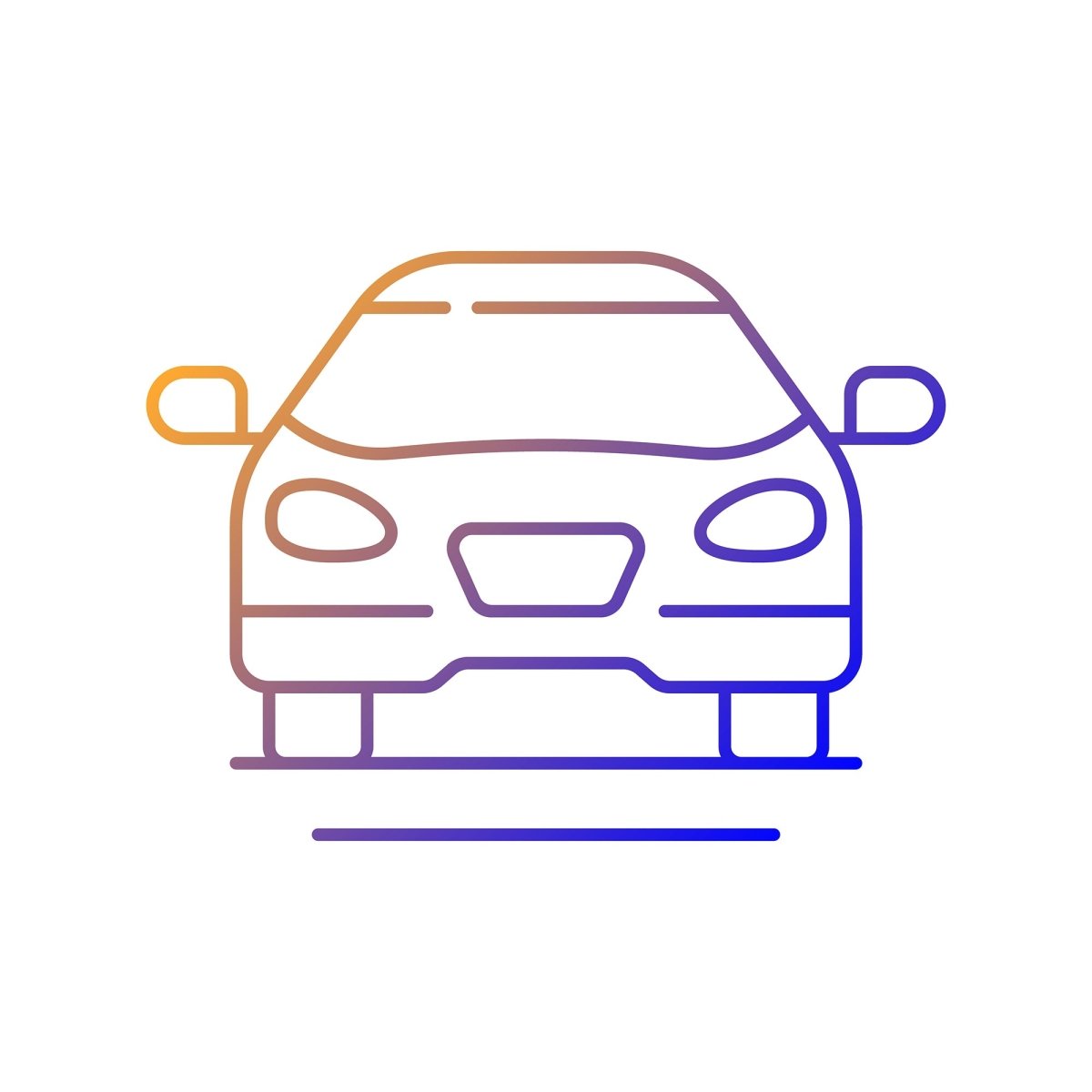 Everyday routine gradient linear vector icons set
