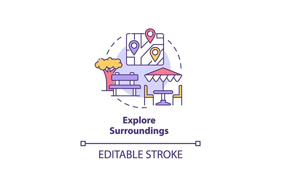 Expats Concept Icons Bundle