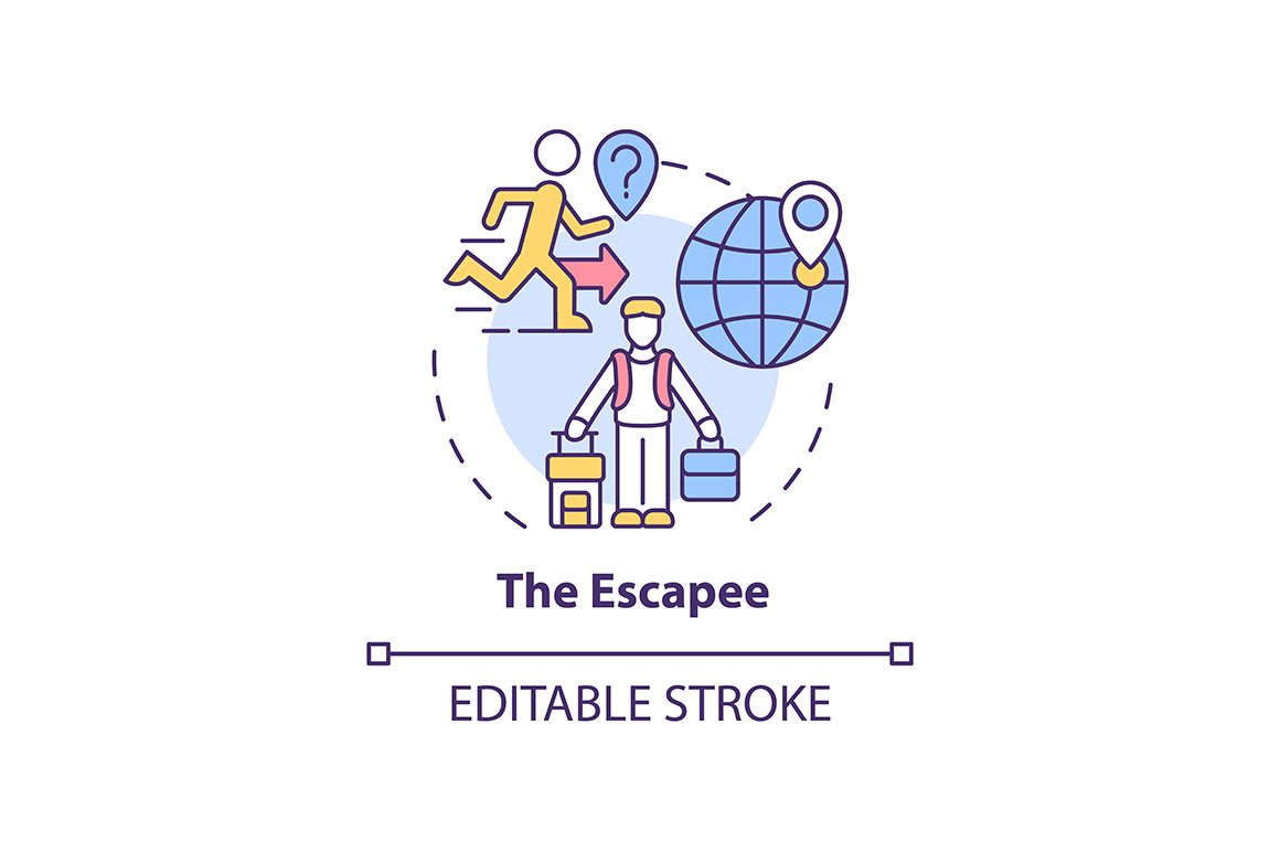 Expats Concept Icons Bundle