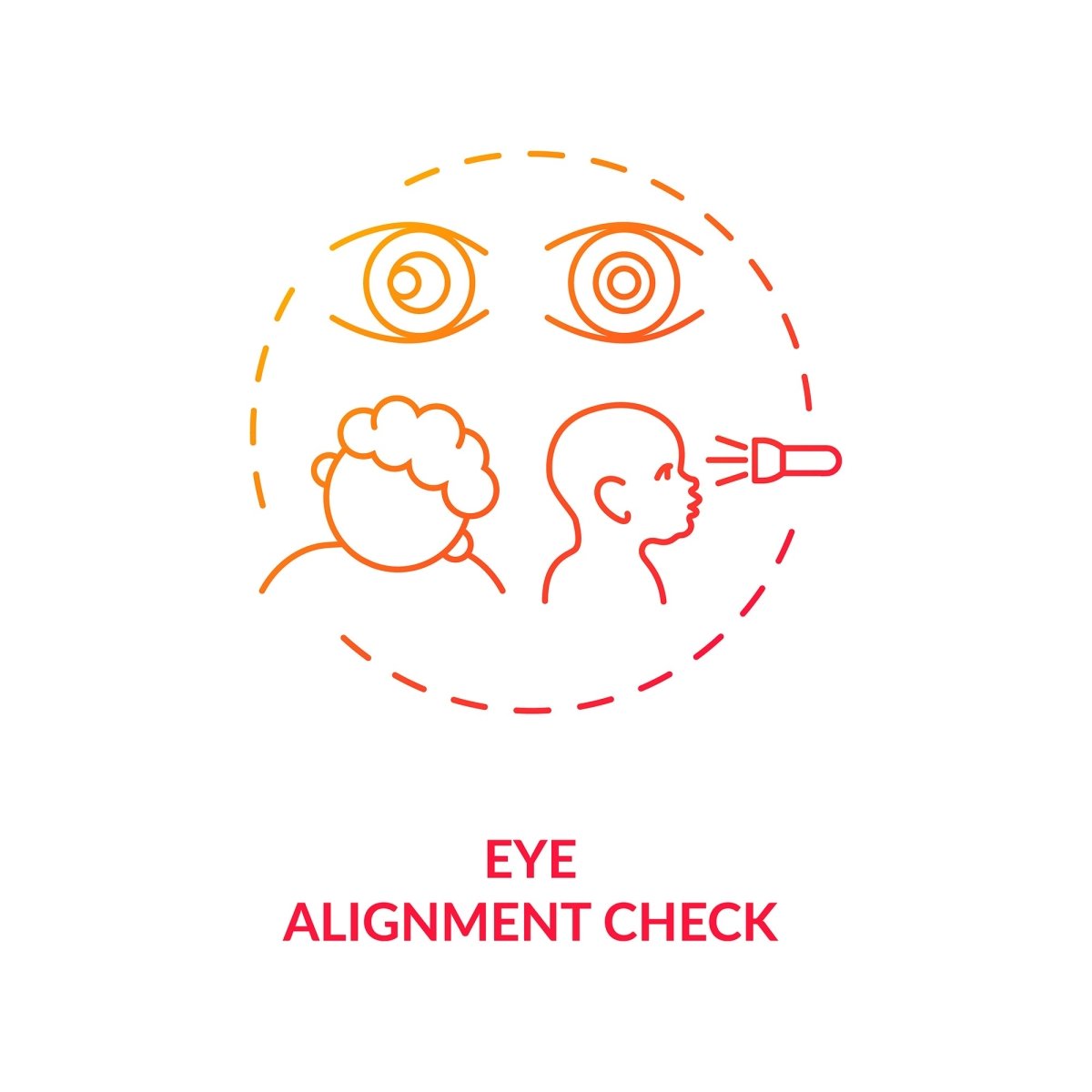 Eye health concept icons bundle
