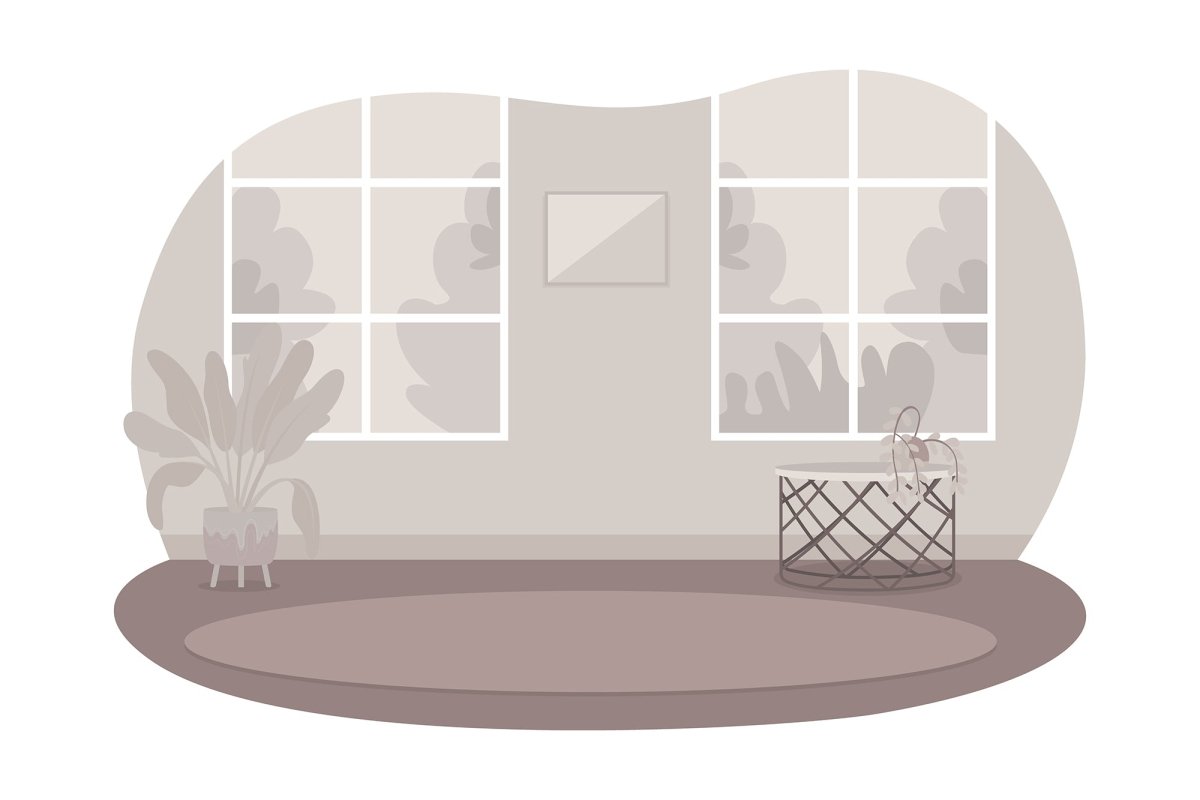 Family illustrations flat color vector bundle