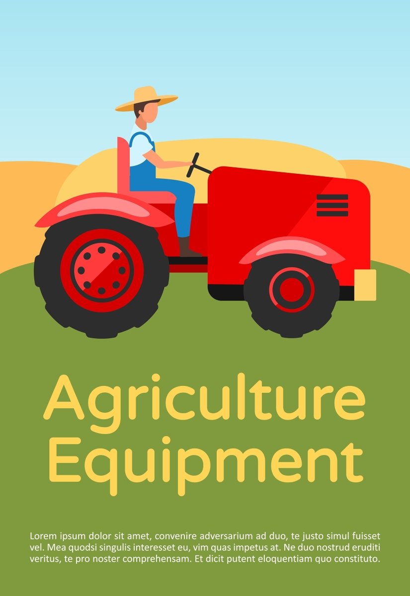 Farming brochure template