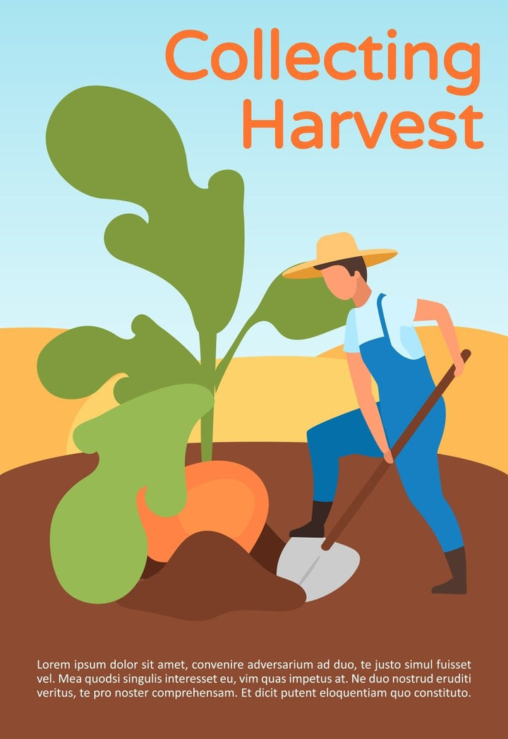 Farming brochure template