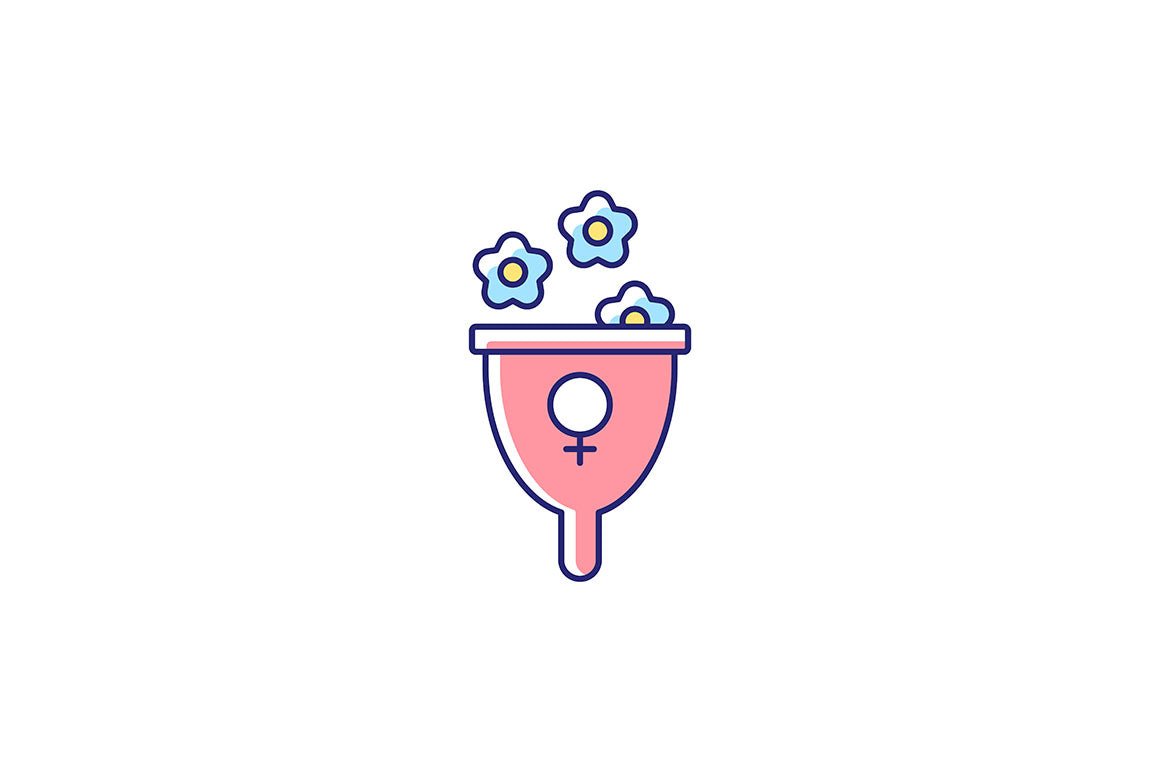 Feminism symbols light and dark theme RGB color icons set