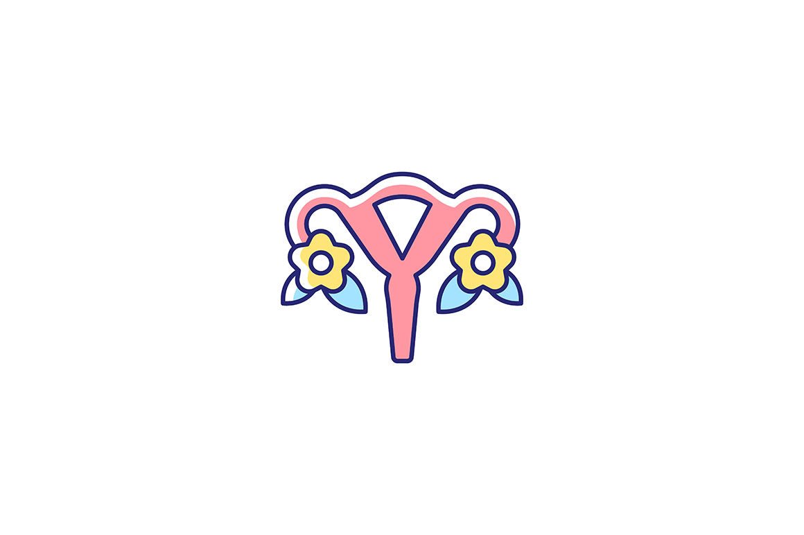 Feminism symbols light and dark theme RGB color icons set