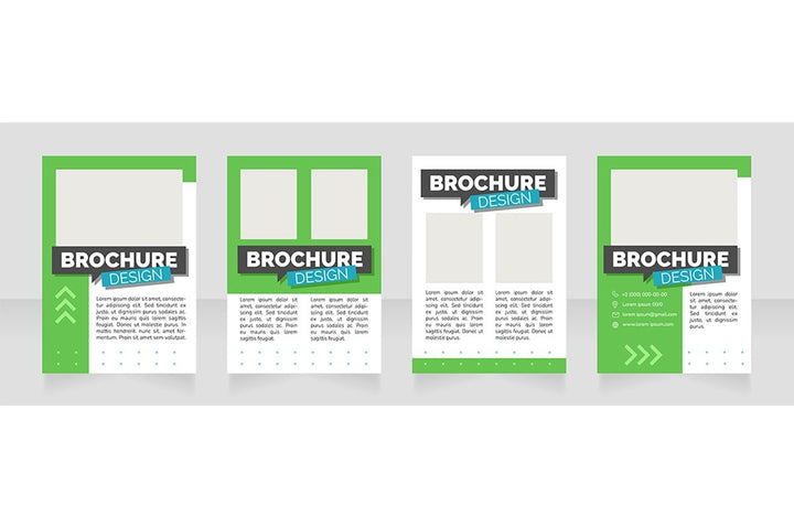 Find job blank brochure design bundle
