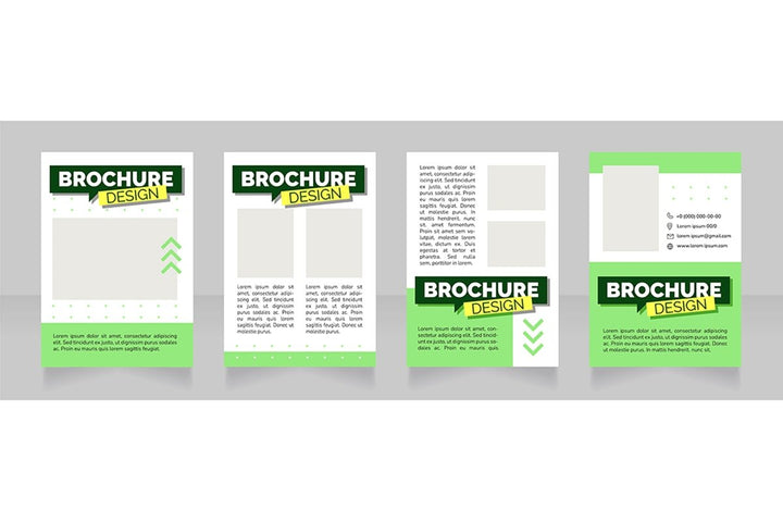 Find job blank brochure design bundle