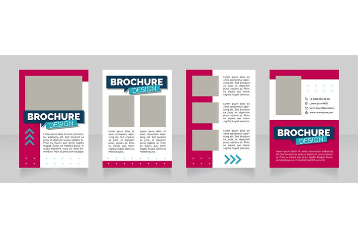 Find job blank brochure design bundle