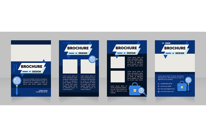 Find job brochure design bundle