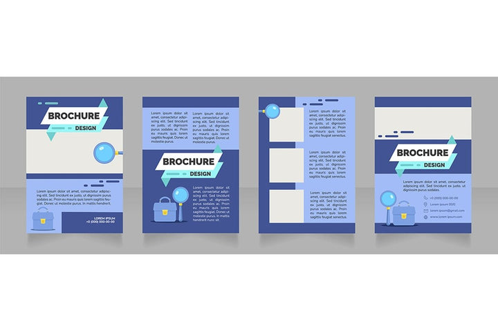 Find job brochure design bundle
