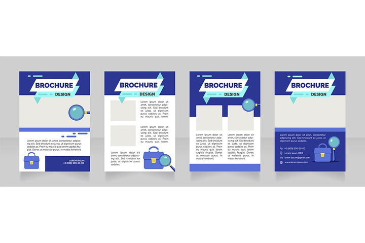 Find job brochure design bundle