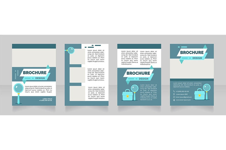 Find job brochure design bundle
