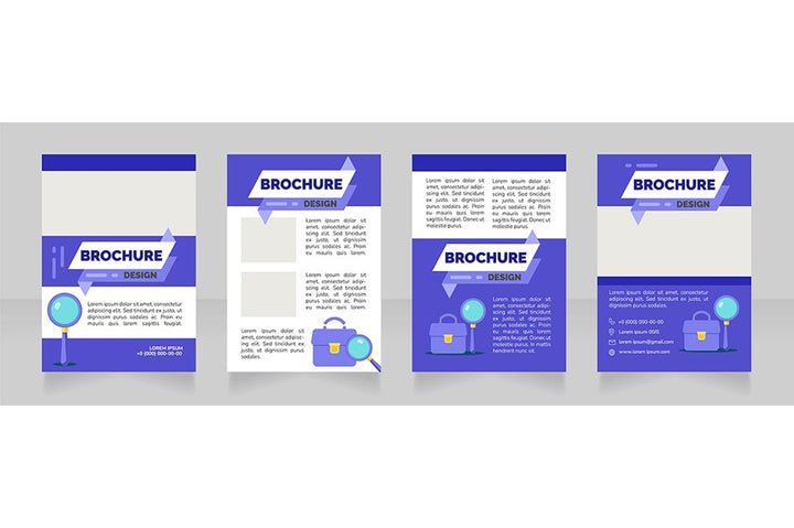 Find job brochure design bundle