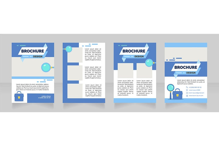 Find job brochure design bundle