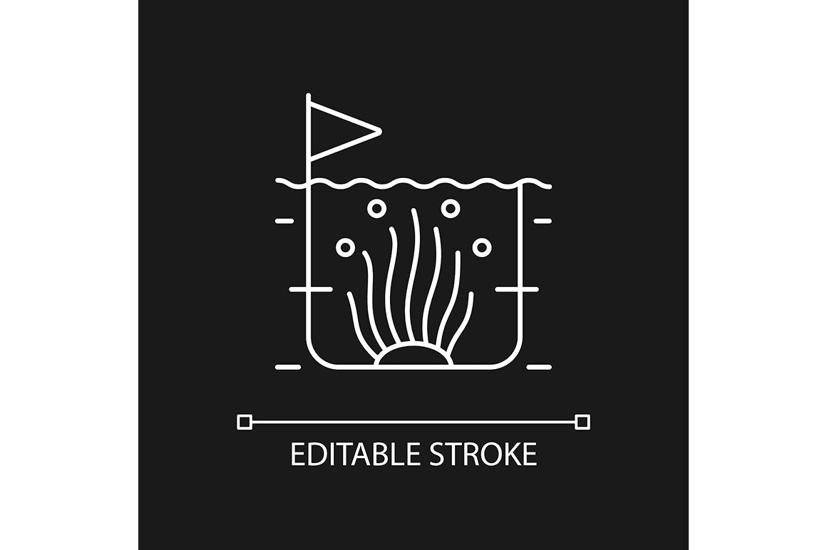 Fishing industry linear icons set for dark and light mode