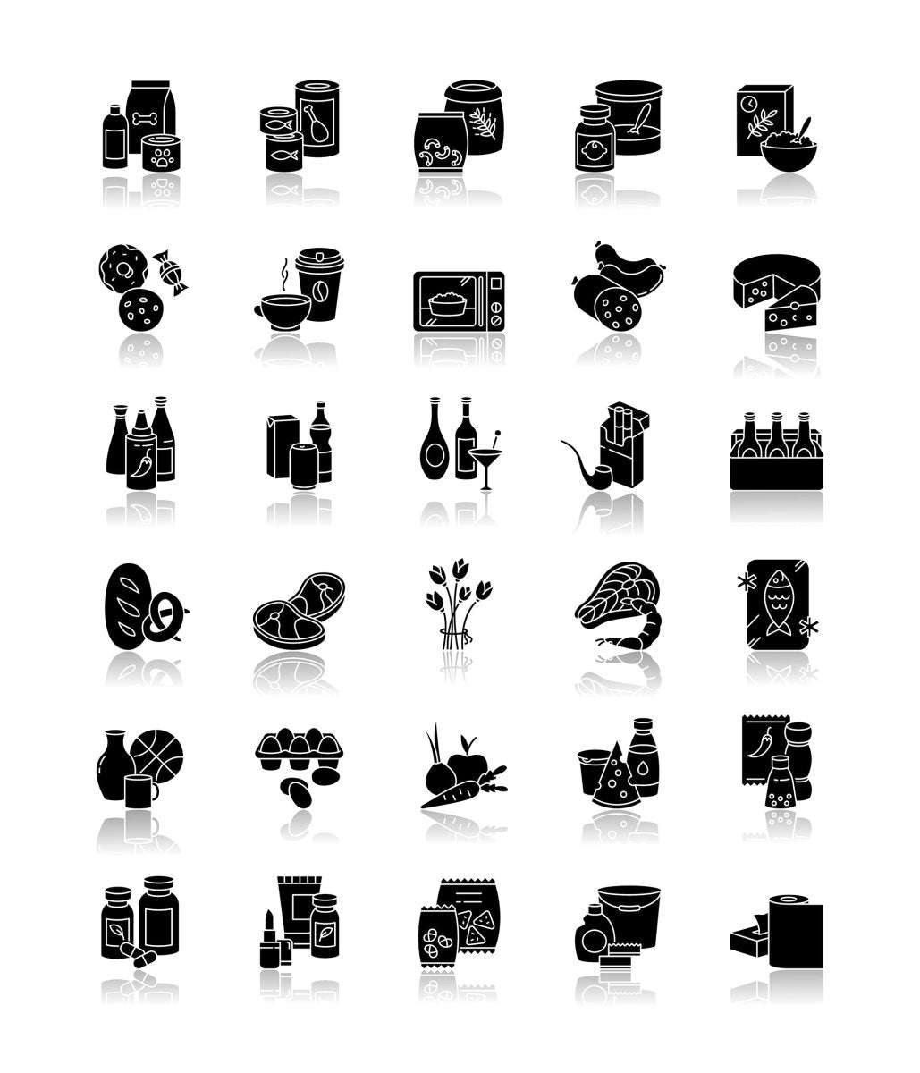 Food and drink icon bundle