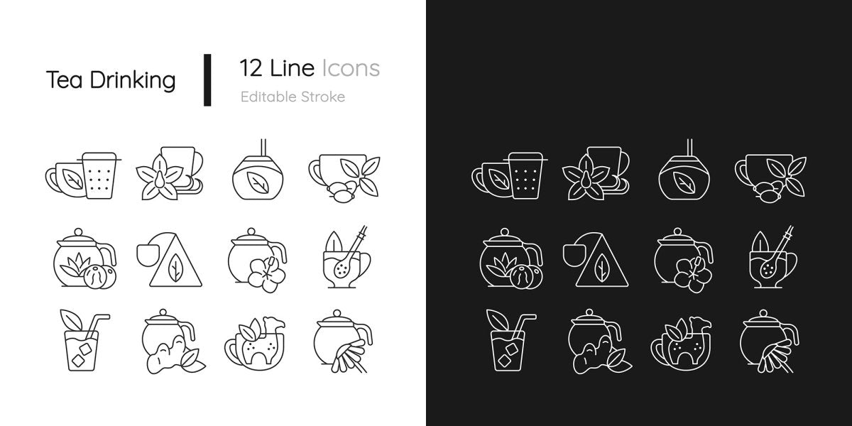 Food and drink icon bundle