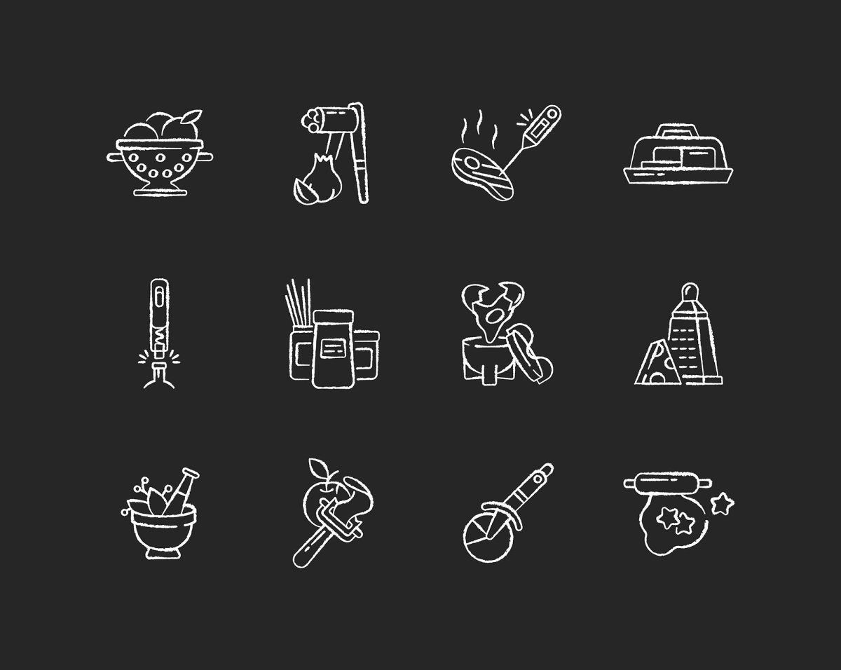 Food and drink icon bundle