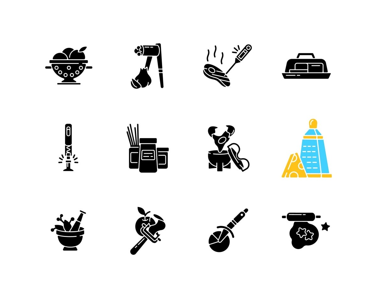 Food and drink icon bundle