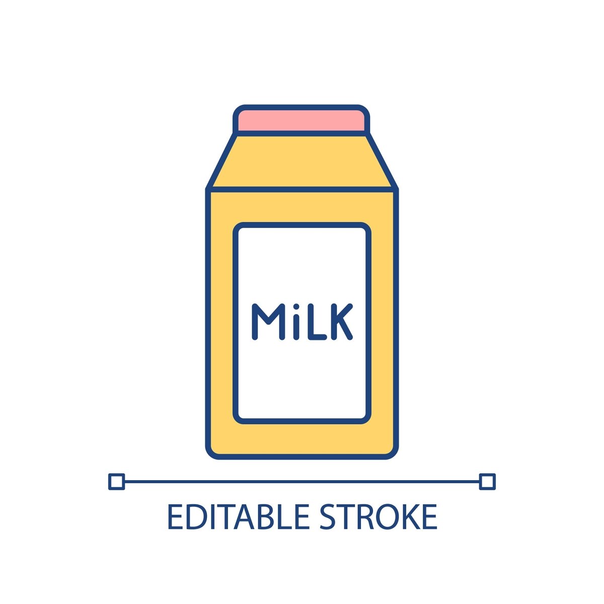 Food issues RGB color icons set