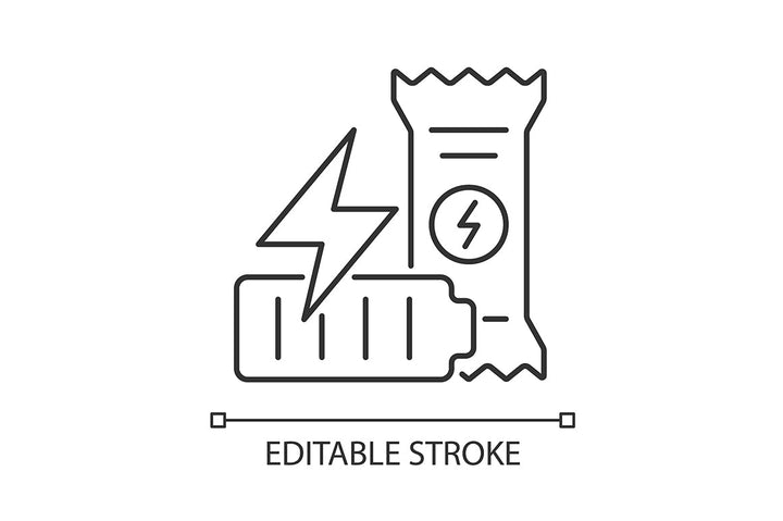 Food supplements linear icons set for dark and light mode