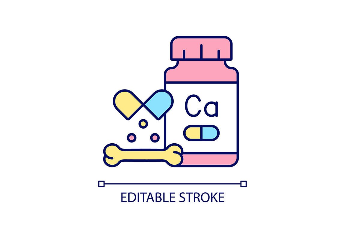 Food supplements RGB color icons set