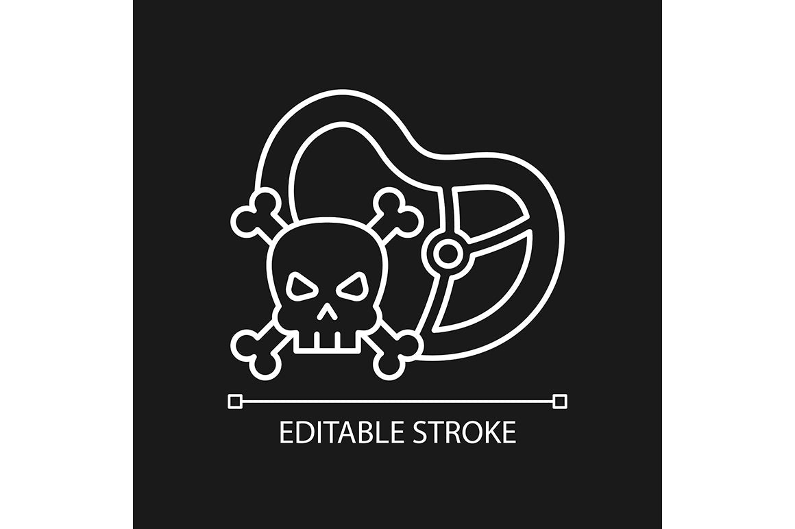 Food testing linear icons set for dark and light mode