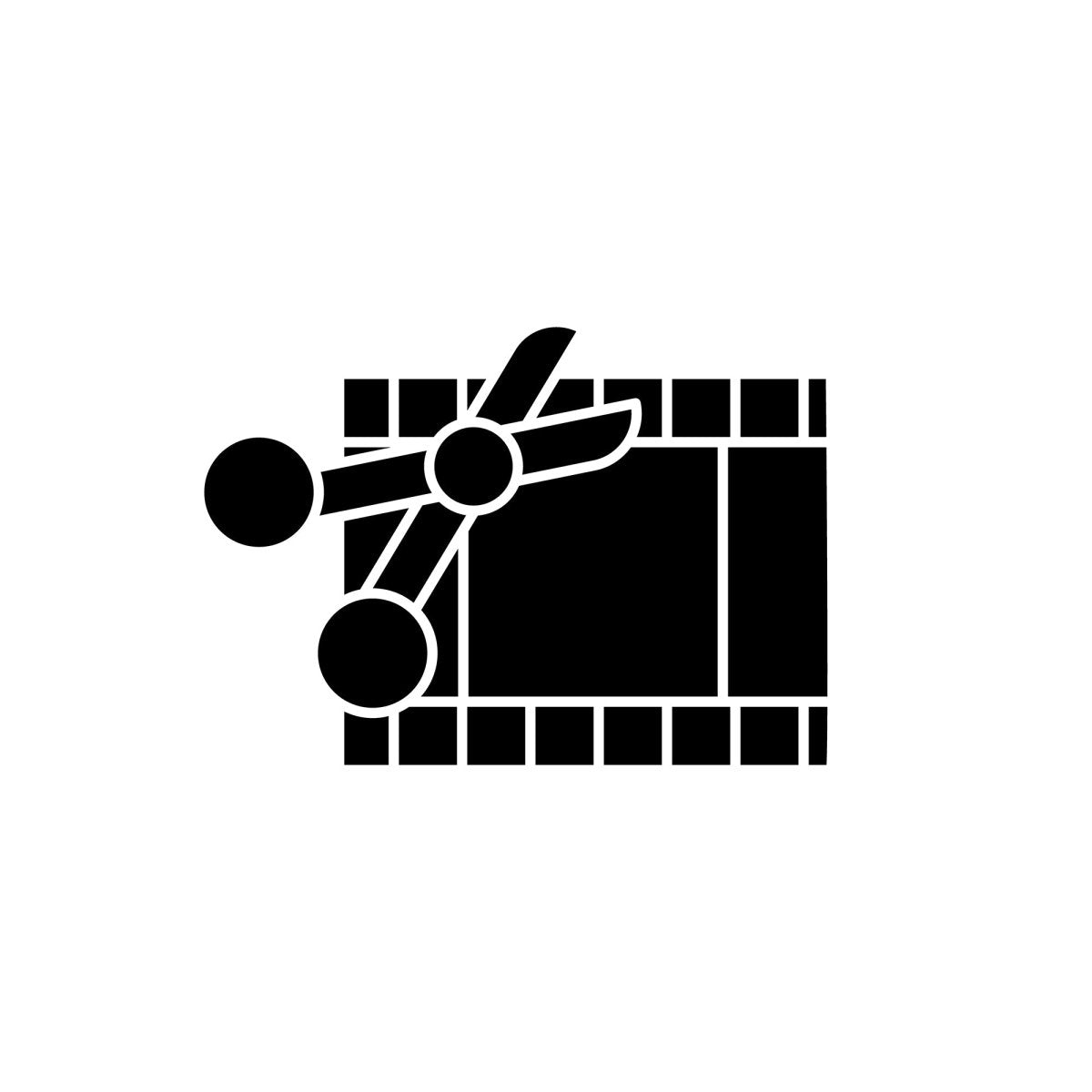 Freelance professions elements black glyph icons set on white space