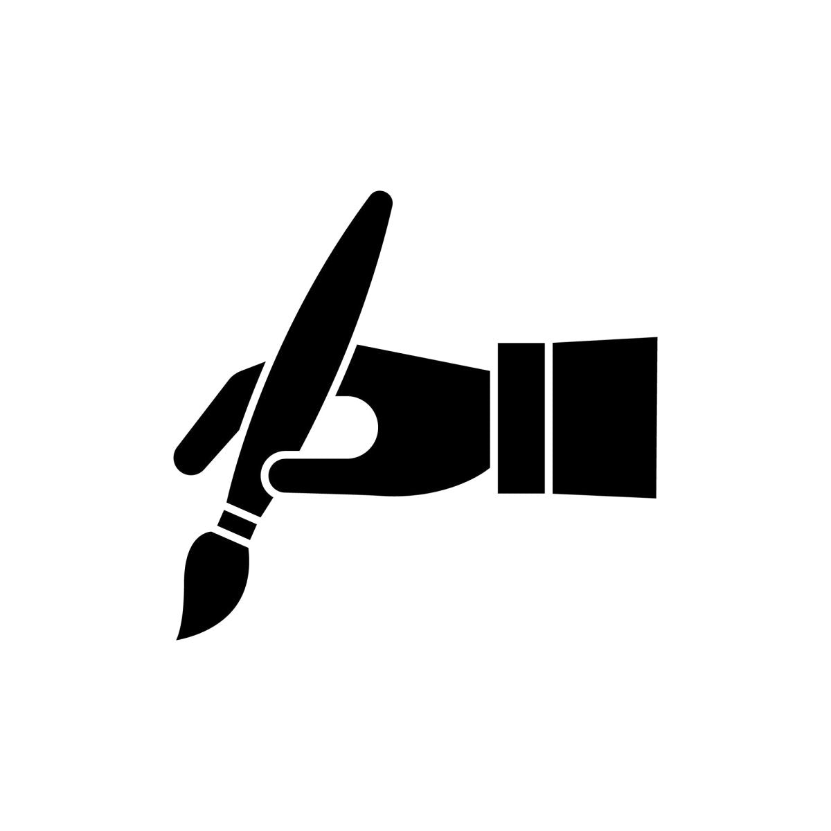 Freelance professions elements black glyph icons set on white space
