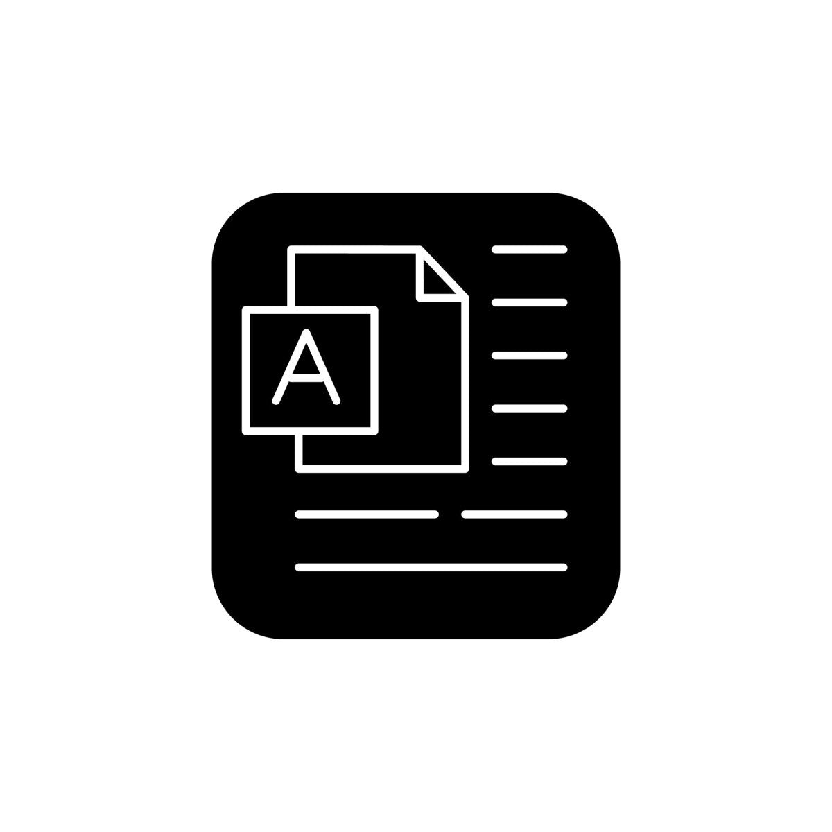 Freelance professions elements black glyph icons set on white space