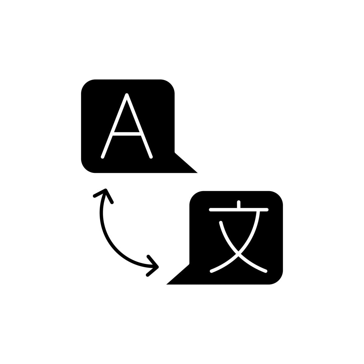 Freelance professions elements black glyph icons set on white space