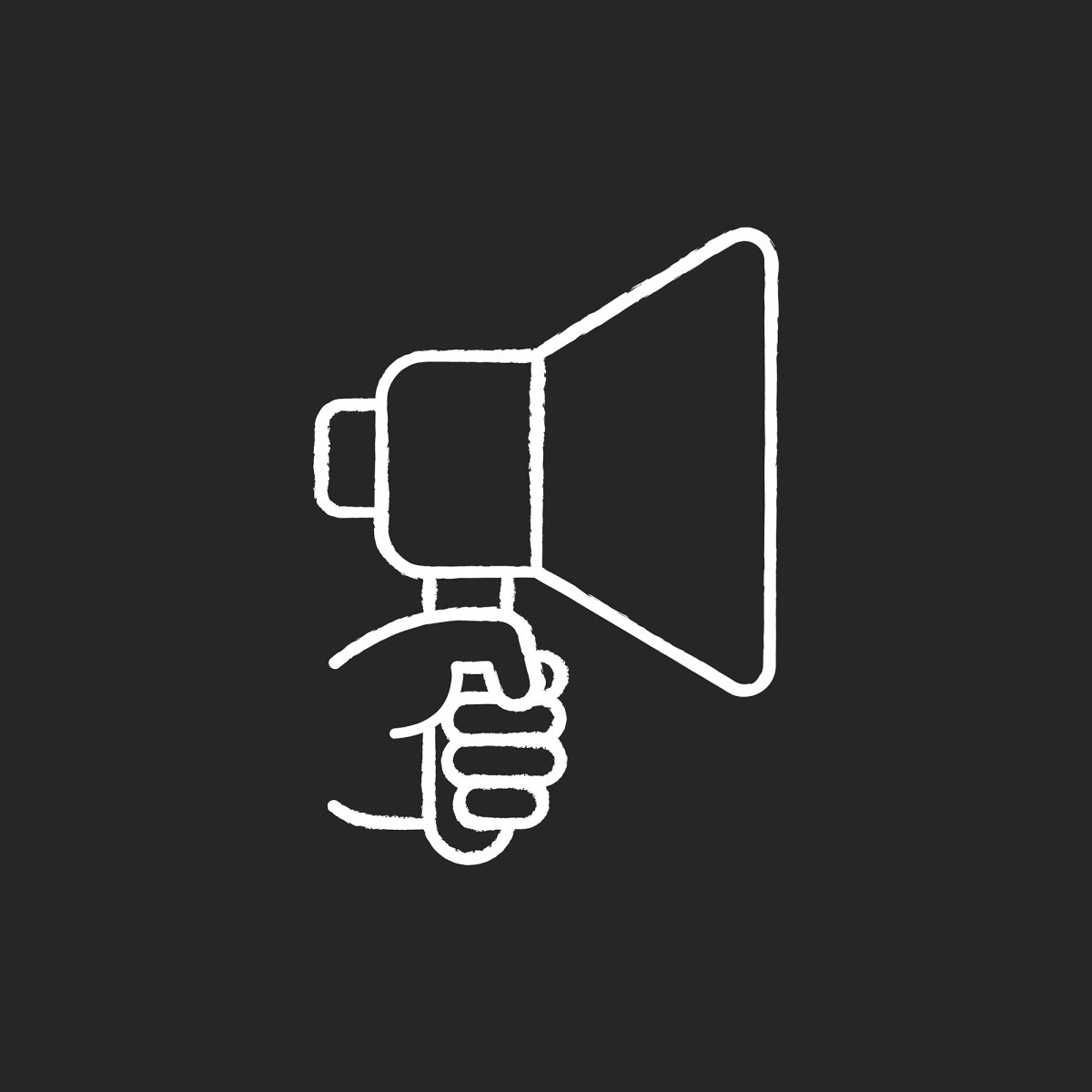 Freelance professions elements chalk white icons set on black background