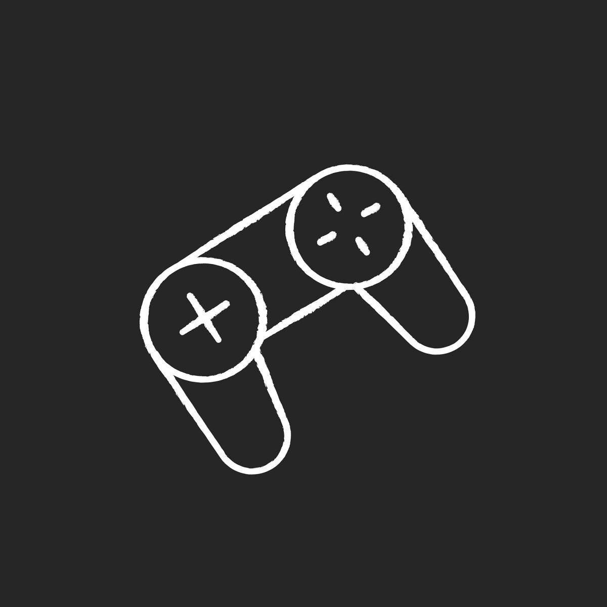 Freelance professions elements chalk white icons set on black background