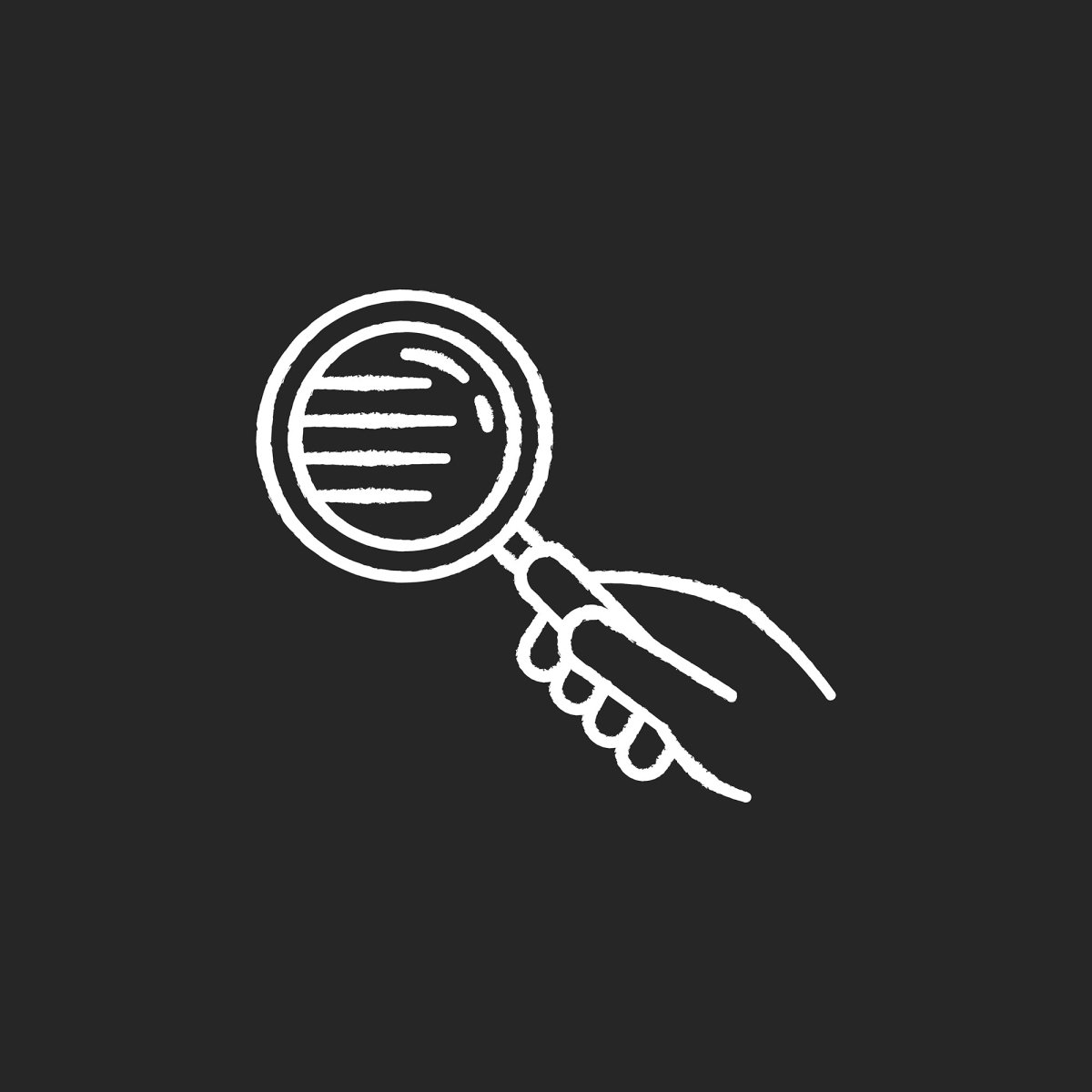 Freelance professions elements chalk white icons set on black background