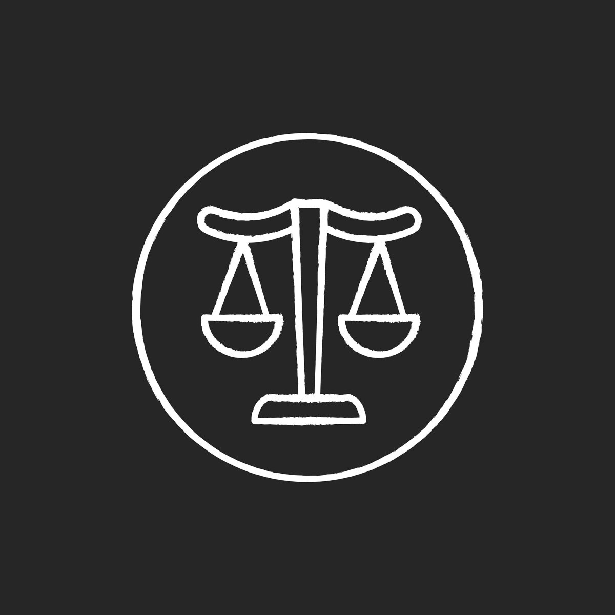 Freelance professions elements chalk white icons set on black background