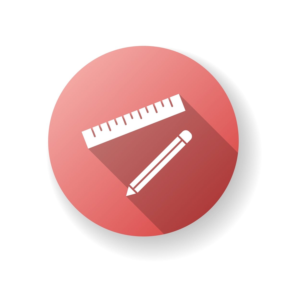 Freelance professions elements flat design long shadow glyph icons set