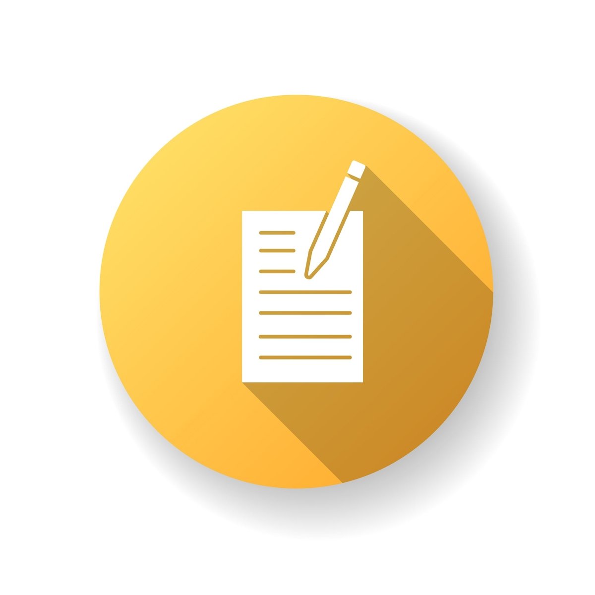 Freelance professions elements flat design long shadow glyph icons set