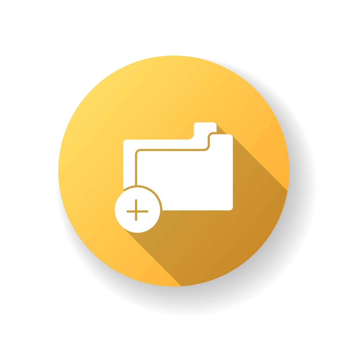 Freelance professions elements flat design long shadow glyph icons set
