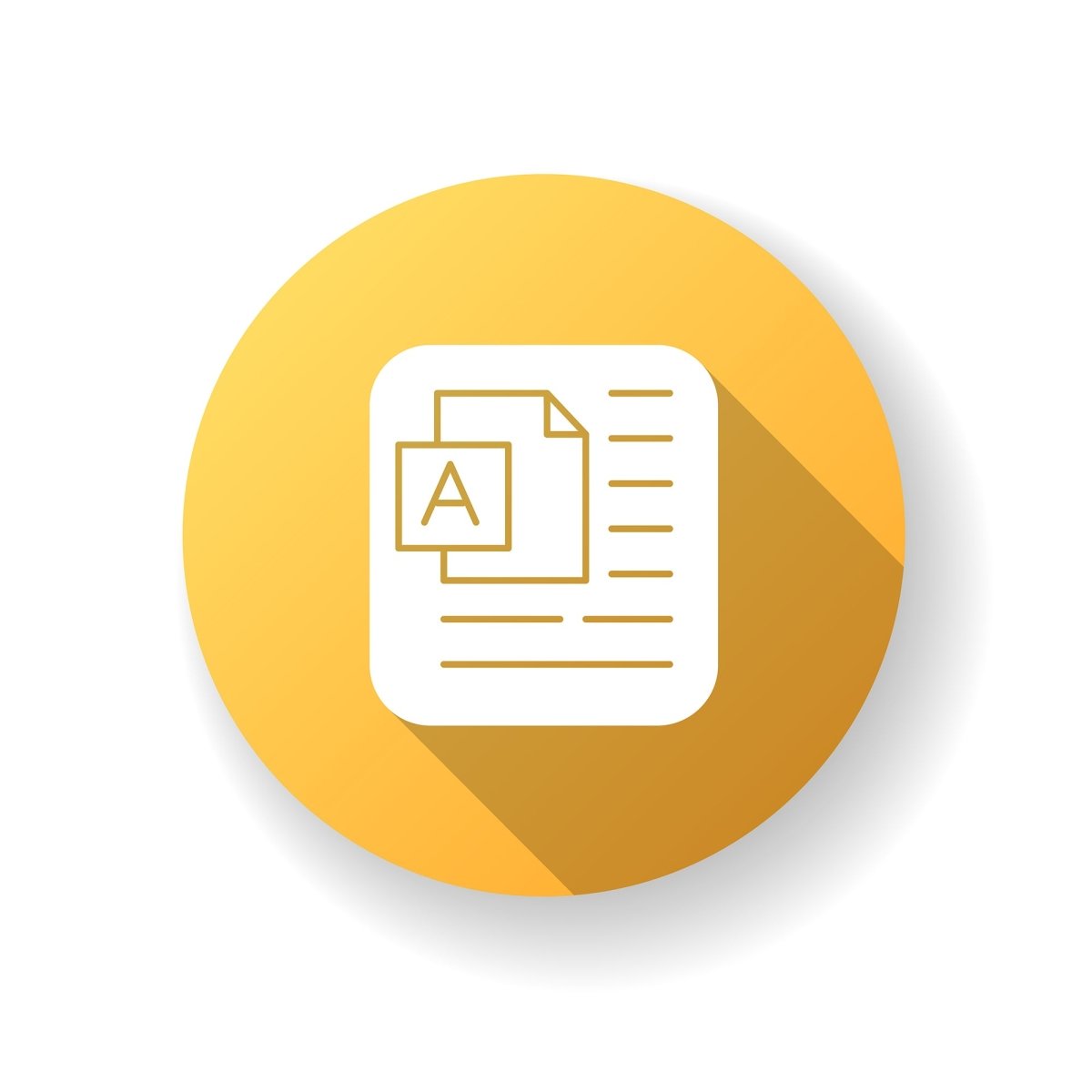 Freelance professions elements flat design long shadow glyph icons set