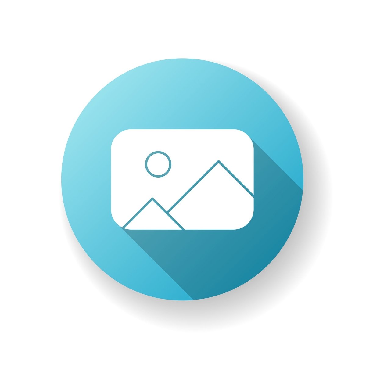 Freelance professions elements flat design long shadow glyph icons set