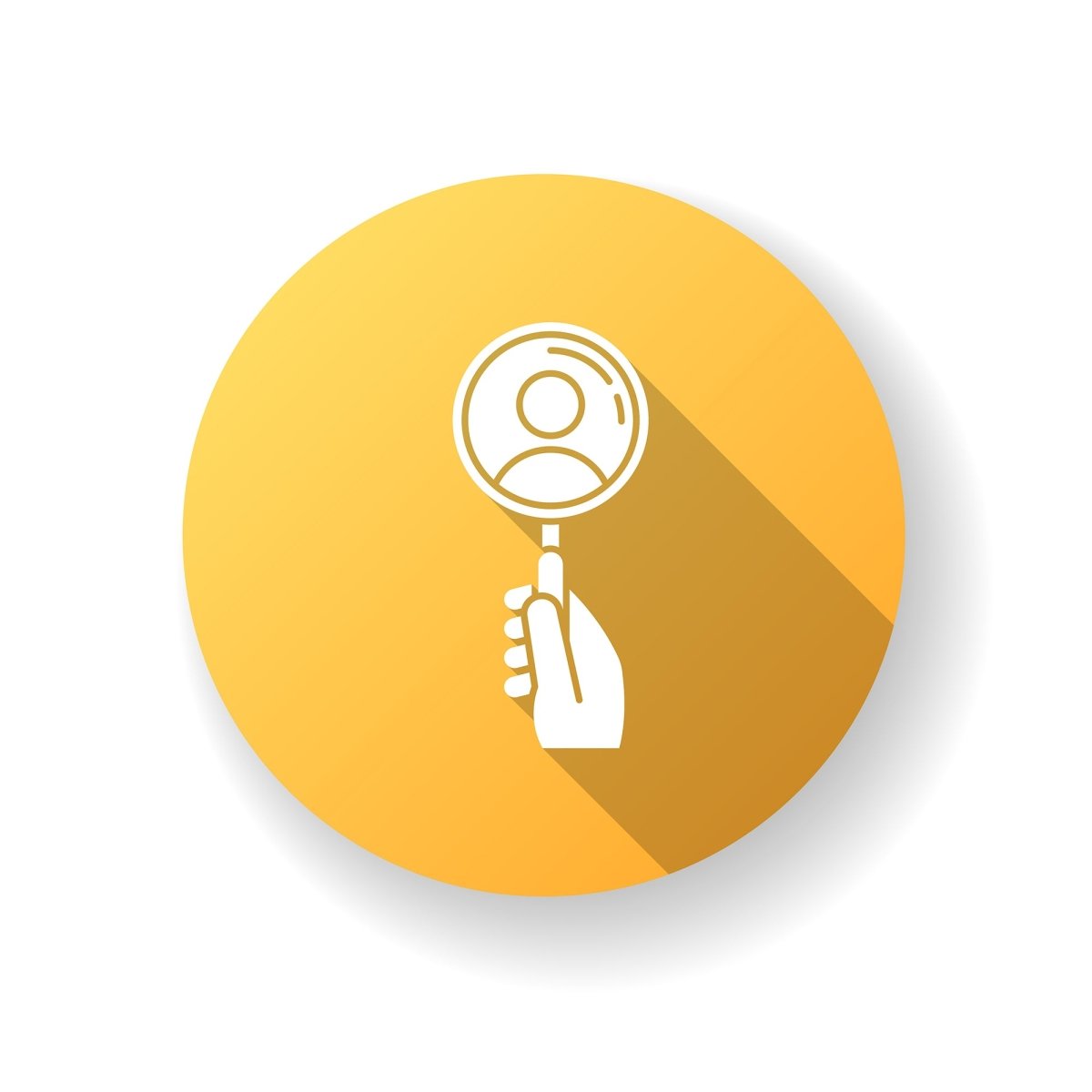 Freelance professions elements flat design long shadow glyph icons set