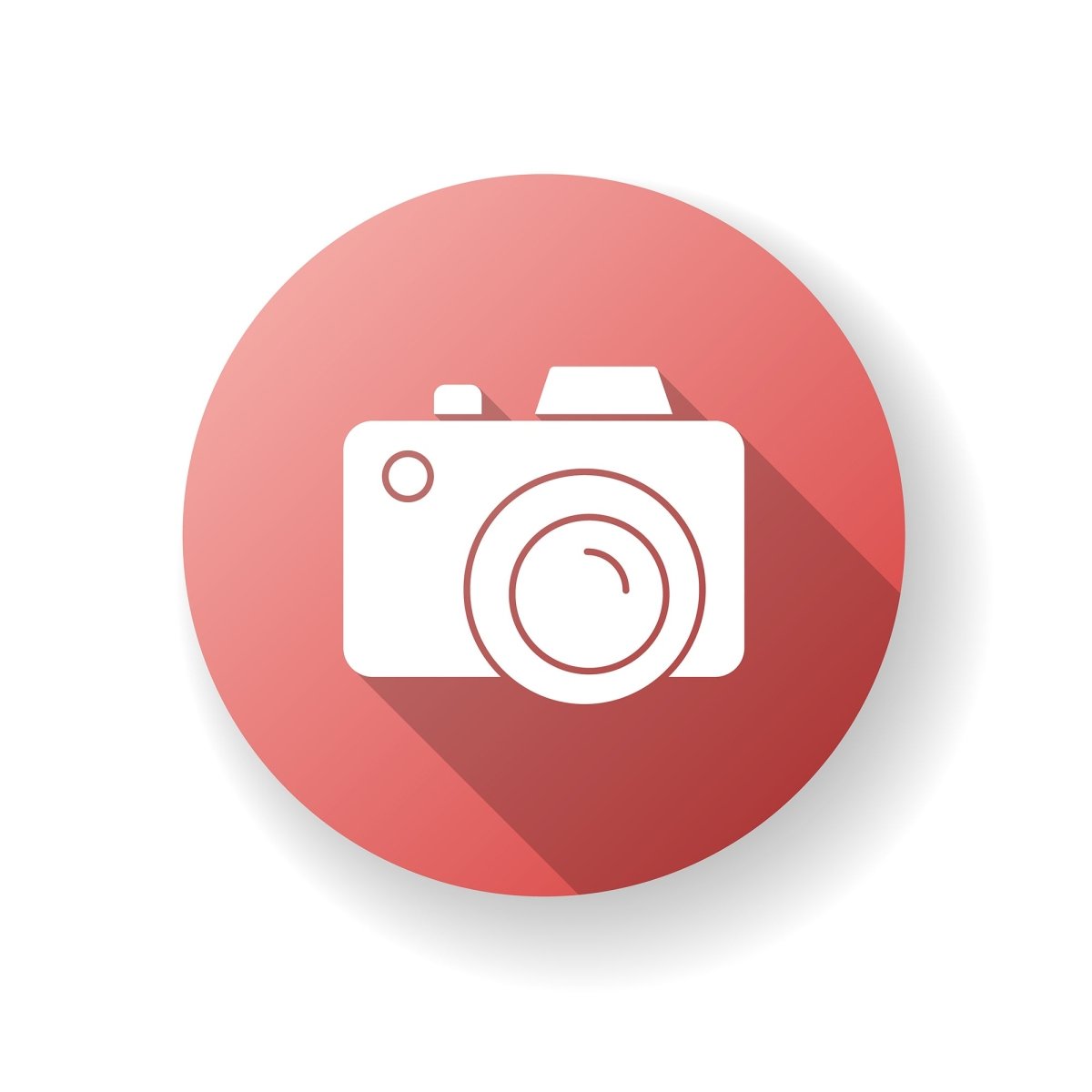 Freelance professions elements flat design long shadow glyph icons set