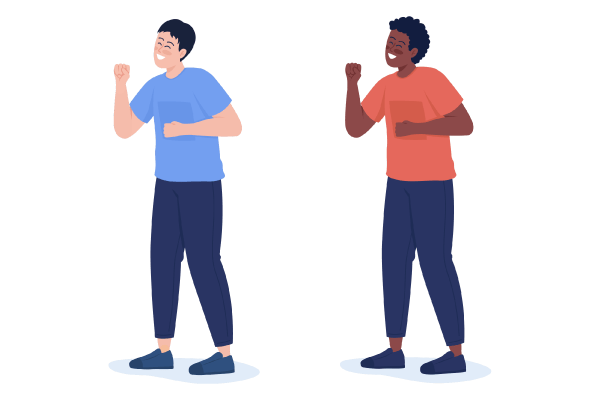 Full Body People Illustrations